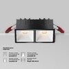 Миниатюра фото встраиваемый светодиодный светильник maytoni alfa led dl043-02-10w3k-sq-b-1 | 220svet.ru